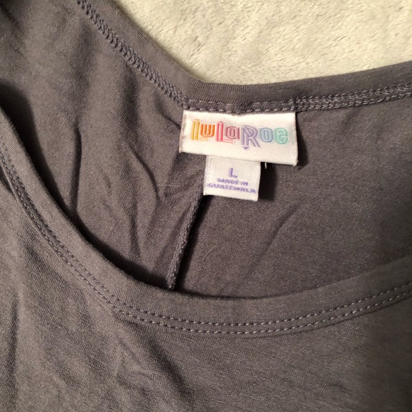 Lularoe Carly dress gray - Picture 4 of 4